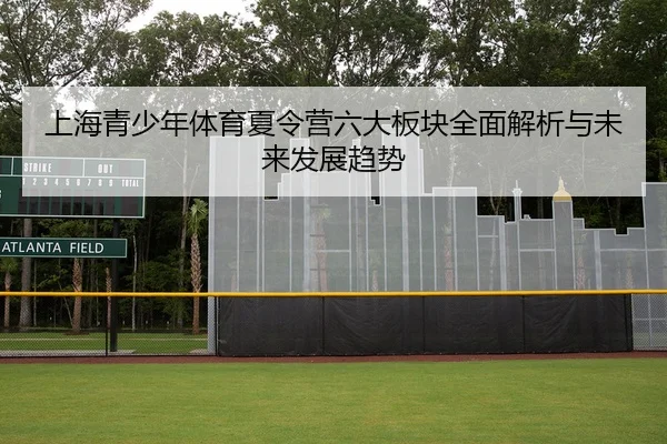 上海青少年体育夏令营六大板块全面解析与未来发展趋势